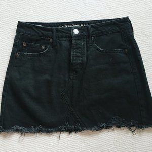 Black American Eagle Denim Skirt
